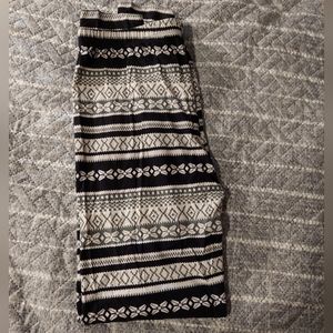 Plus size mid waist leggings